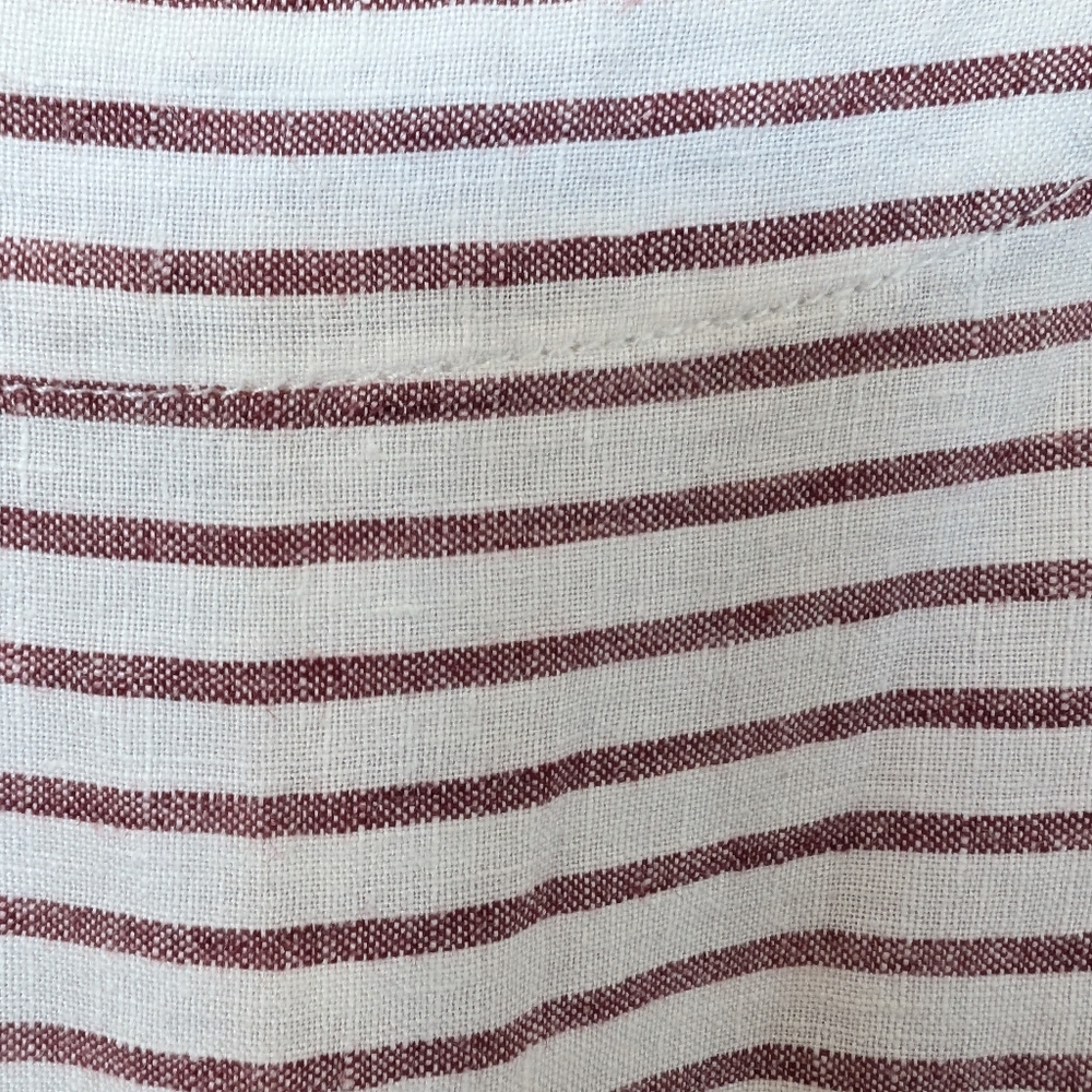 Artisan NY Long Sleeve Linen Striped Top - Picture 4 of 8